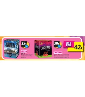 Oferta 2 Baterías:  Chroma y Javea